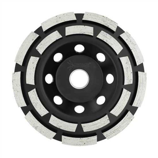 ÇİFT SIRA ELMAS BETON TAŞLAMA DİSKİ  125 MM