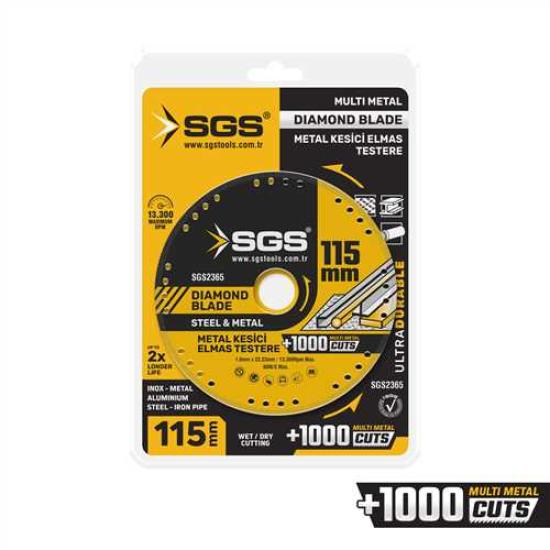 VAKUMLU ELMAS ÇOK AMAÇLI MULTI-METAL KESİCİ 115 MM