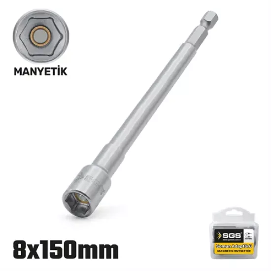 MANYETİK SOMUN ADAPTÖRÜ 8MM*150MM
