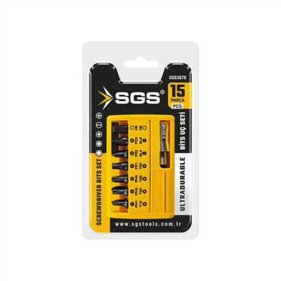 BİTS UÇ VE HIZLI ADAPTÖR SETİ 15 PARÇA Sand-Pro Series