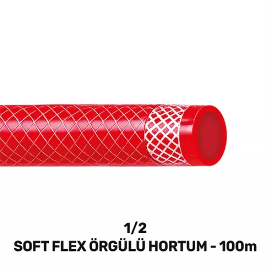 1/2 SOFTFLEX ÖRGÜLÜ HORTUM 100 MT (100gr/mt)