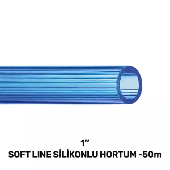 1’’ SOFTLINE SİLİKONLU HORTUM 50 MT (300gr/mt)