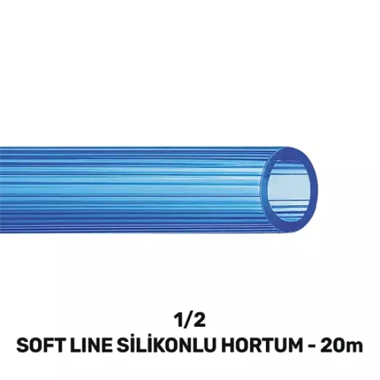 1/2 SOFTLINE SİLİKONLU HORTUM 20 MT (100gr/mt)