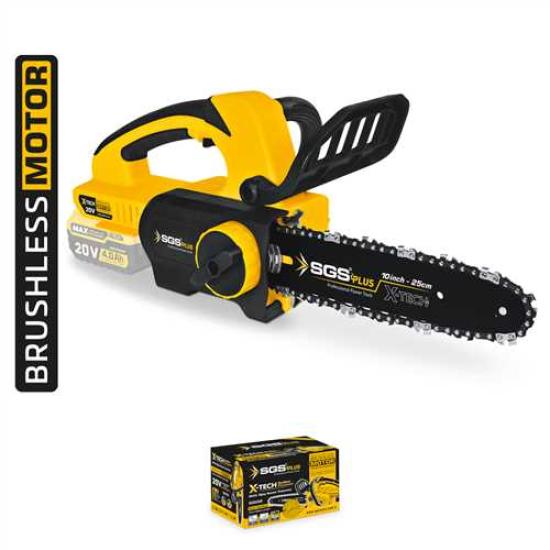 AKÜLÜ AĞAÇ KESME TESTERESİ 20V 25 CM (KÖMÜRSÜZ MOTOR) (SOLO MAKİNA)