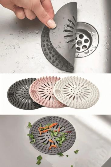 Süzgeç Banyo ve Mutfak Gider Kapatıcı Lavabo Tıpa