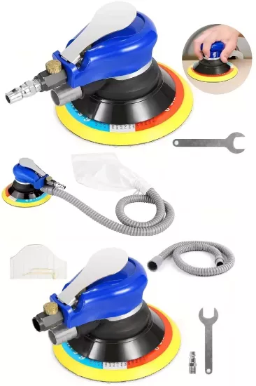 Toz Emişli Havalı Eksantrik Dairesel Zımpara 150 Mm AT-980V