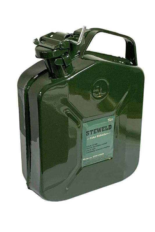 Steweld Çelik Yakıt ve Benzin Bidonu 5 lt