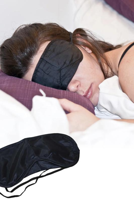 Üçlü Seyahat Seti Şişme Yastık Göz Bandı Kulak Tıkacı