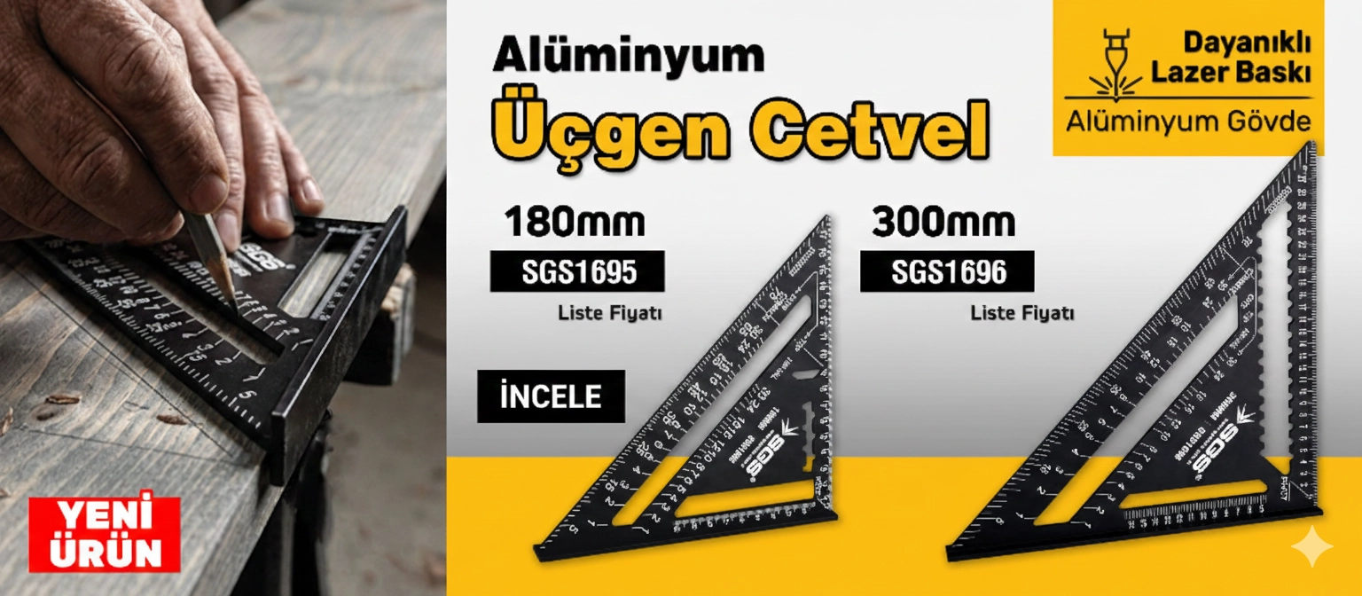 sgs alüminyum gönye seti, sgs 1695 sgs 1696 set, ikili üçgen gönye paketi, 180mm 300mm gönye seti, sgs profesyonel gönye takımı, alüminyum rafter square seti